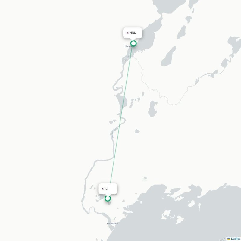 ILI - NNL route map