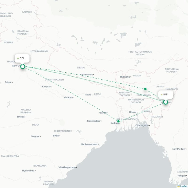 IMF - DEL route map