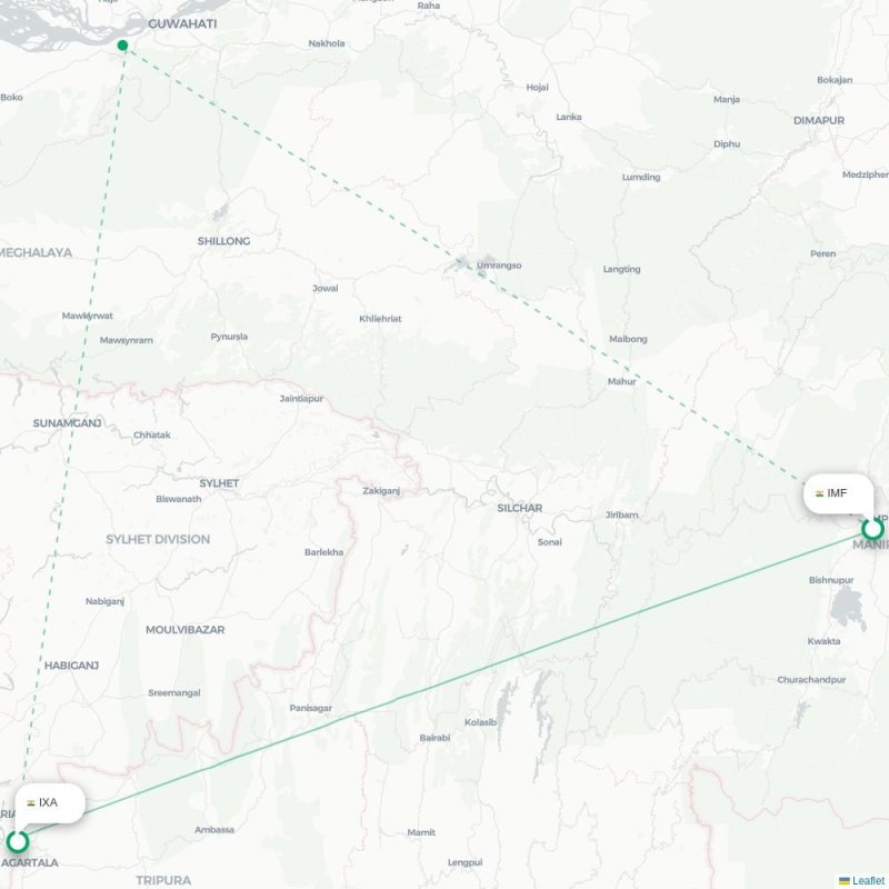 IMF - IXA route map