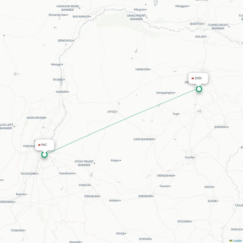 INC - DSN route map