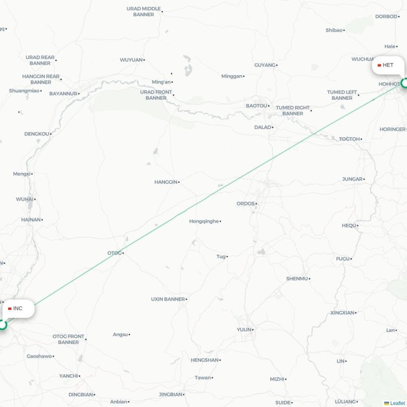 INC - HET route map