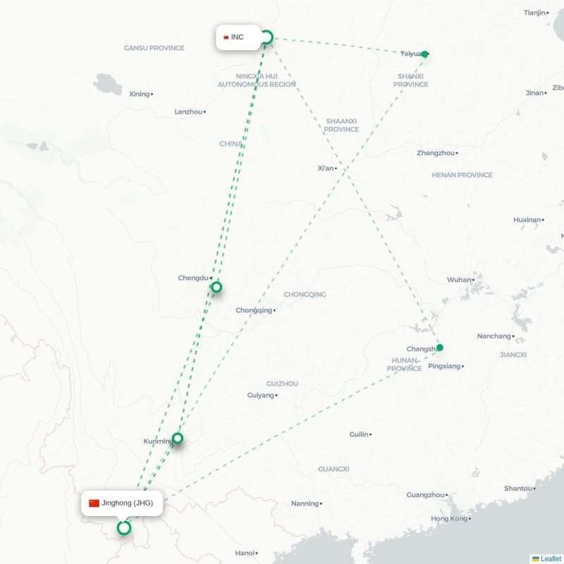 INC - JHG route map