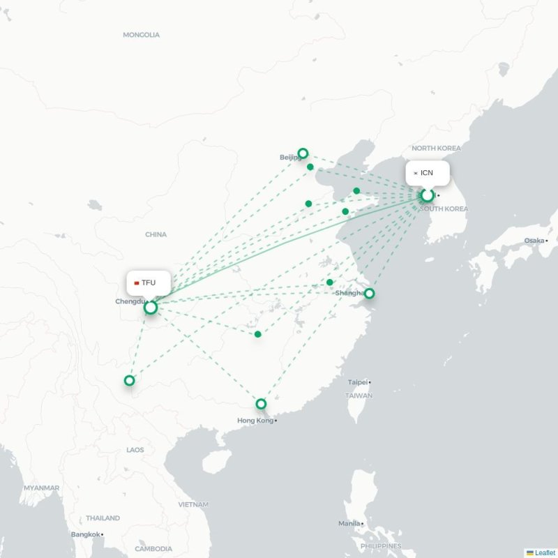 INC - TFU route map