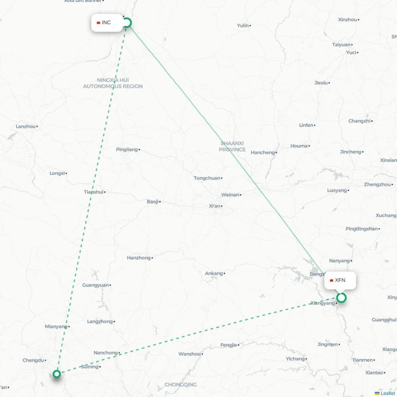 INC - XFN route map