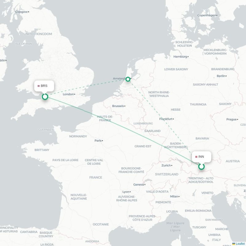 INN - BRS route map