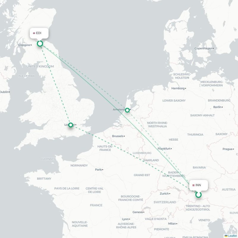 INN - EDI route map
