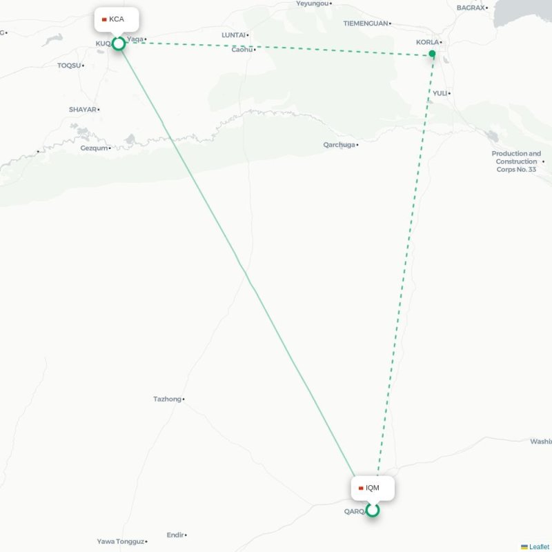 IQM - KCA route map