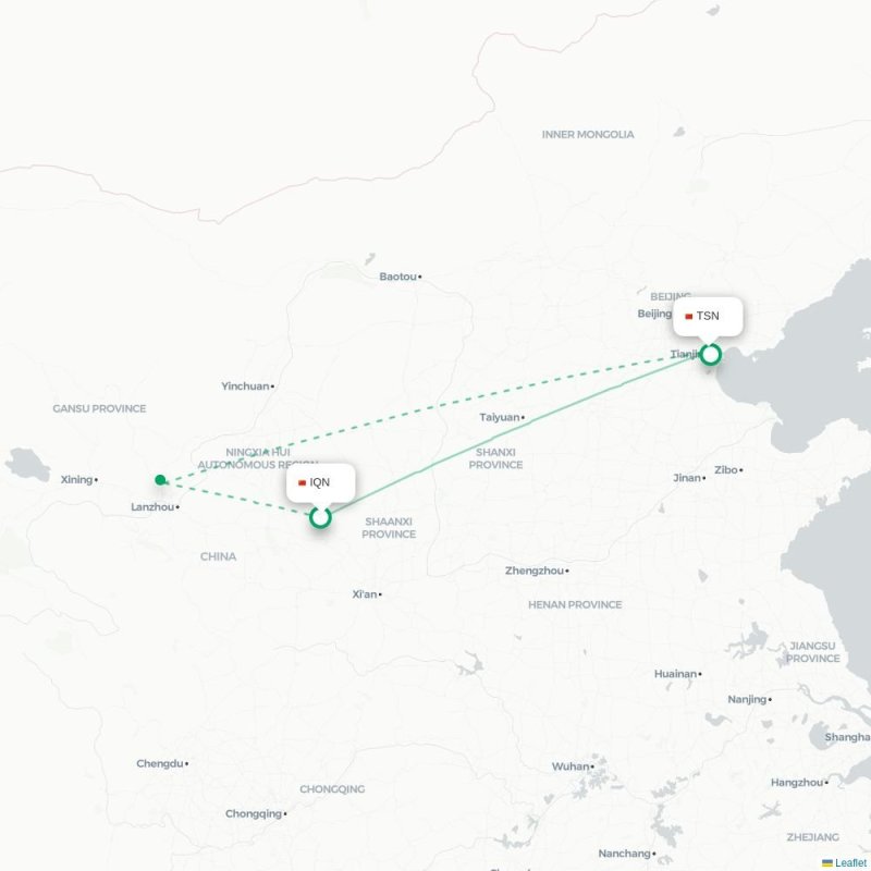 IQN - TSN route map