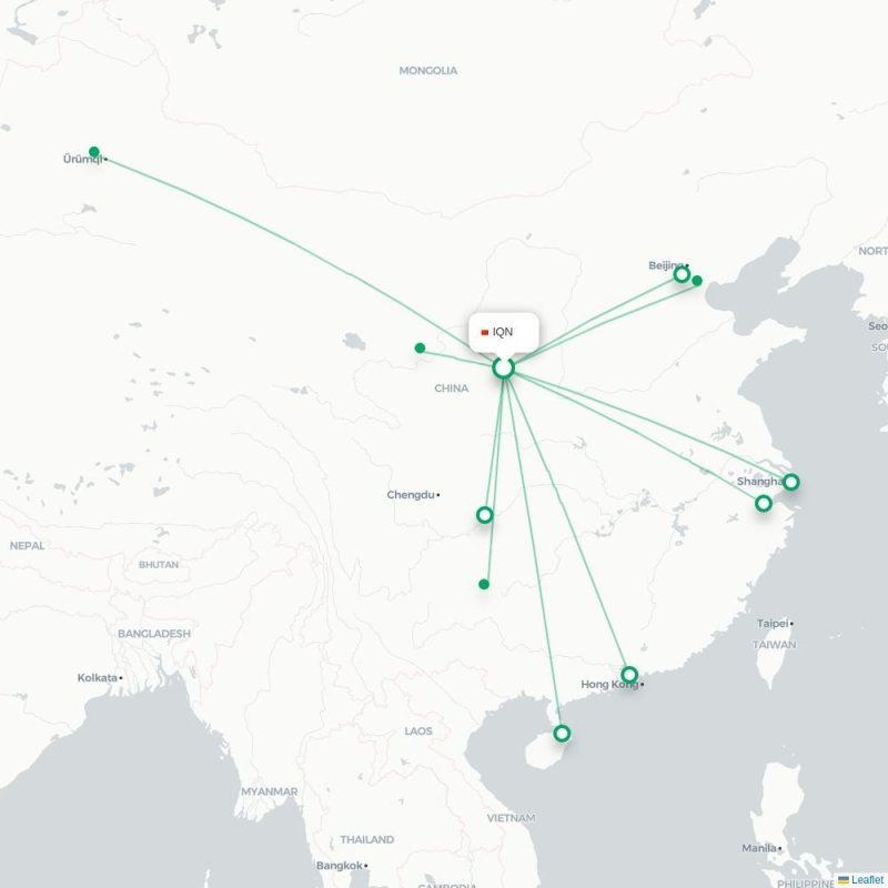 IQN - DNH route map