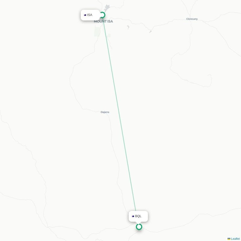ISA - BQL route map