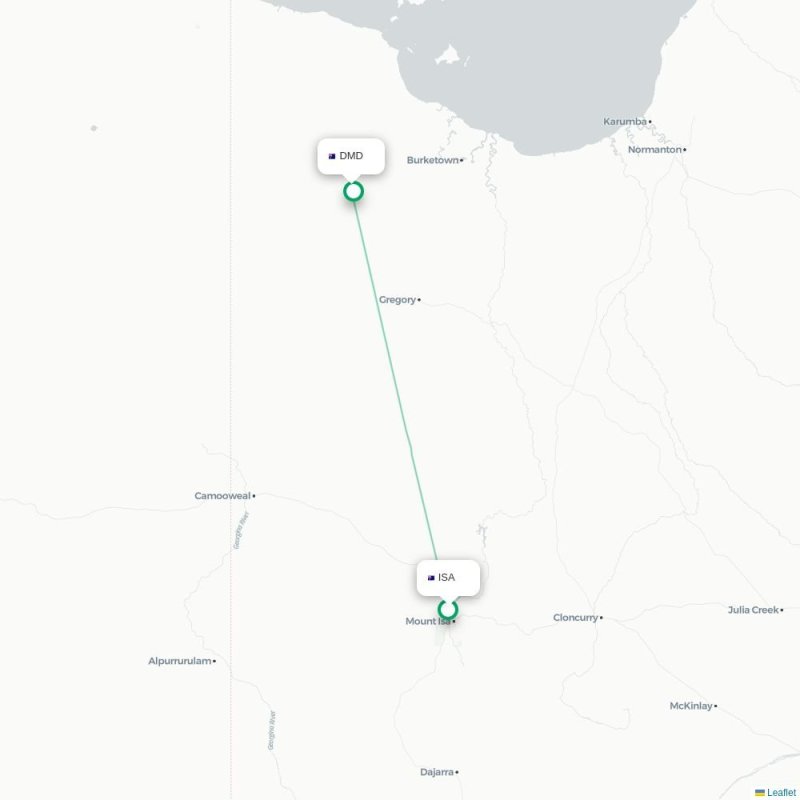 ISA - DMD route map