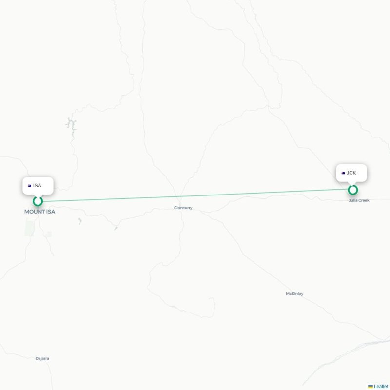 ISA - JCK route map