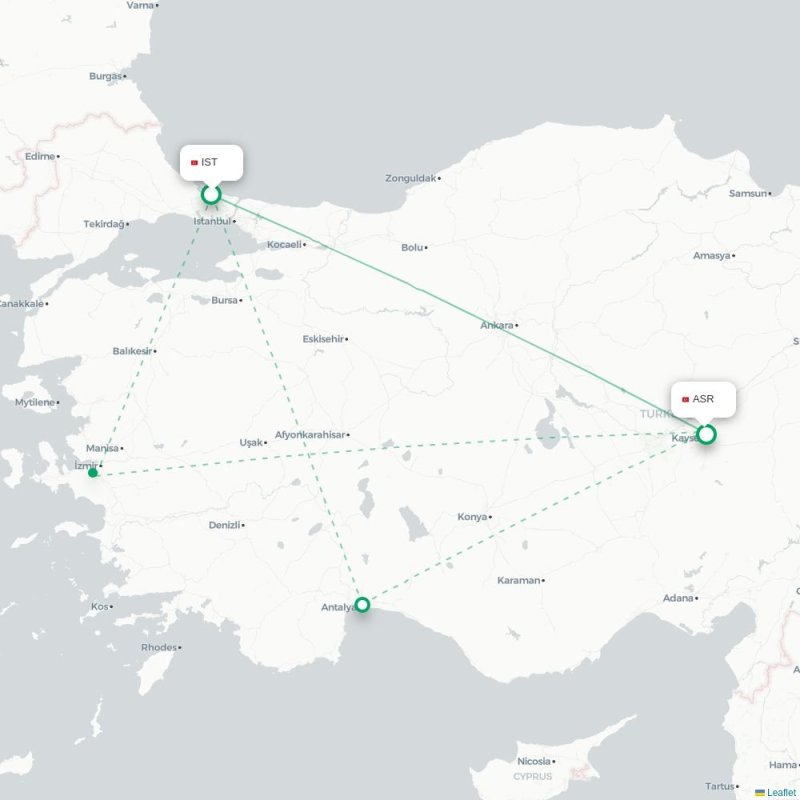 IST - ASR route map