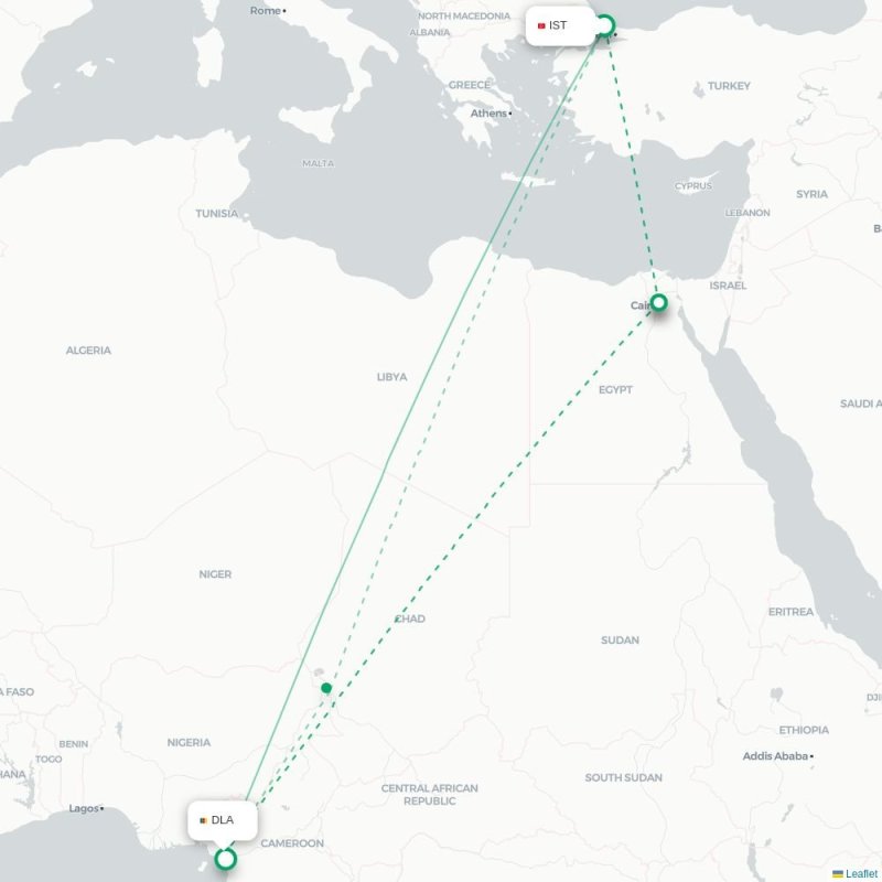 IST - DLA route map