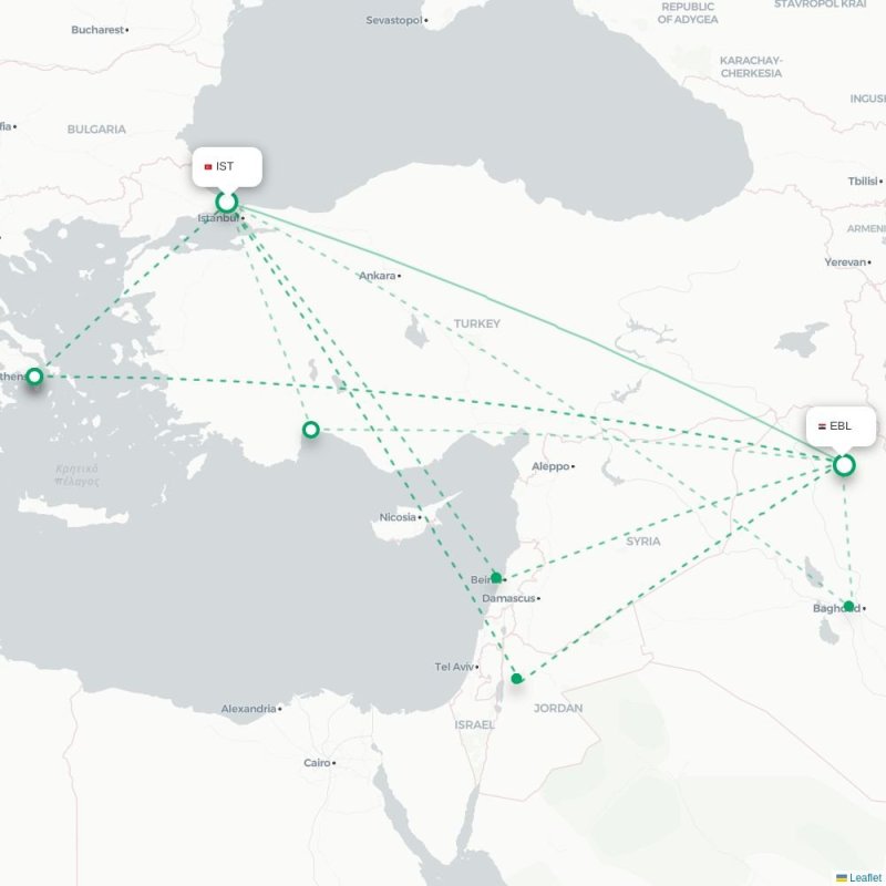 IST - EBL route map