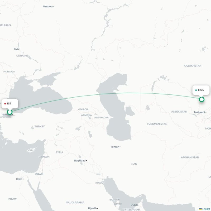 IST - HSA route map