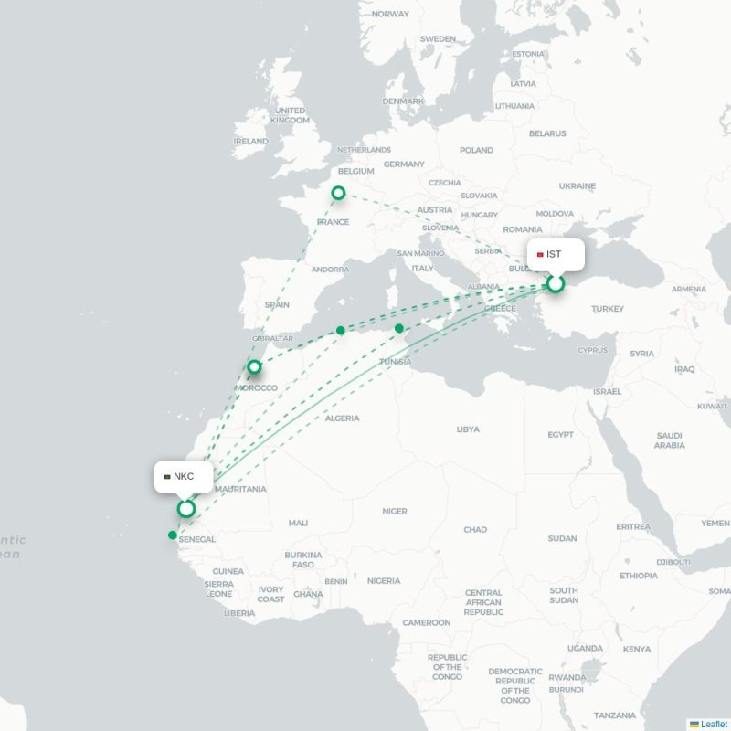 IST - NKC route map