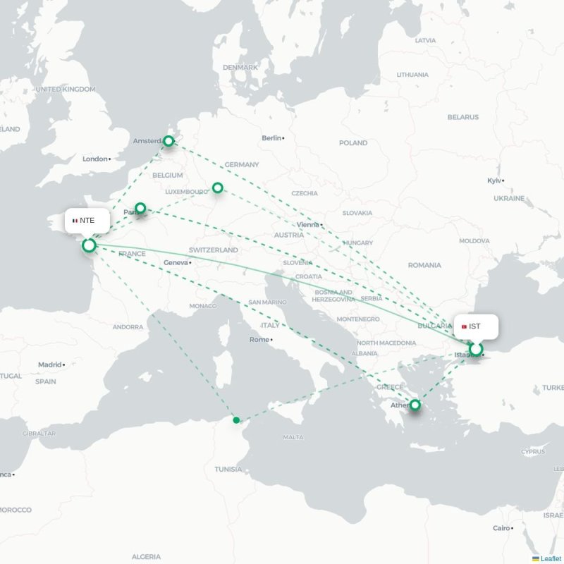 IST - NTE route map