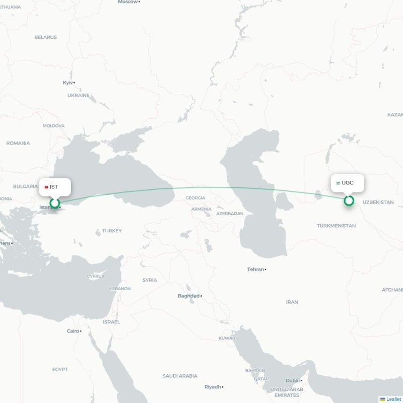 IST - UGC route map