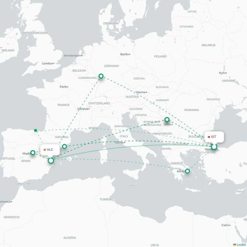 IST - VLC route map