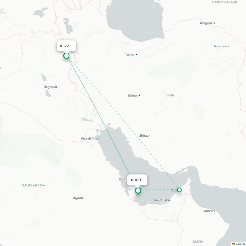 ISU - DOH route map