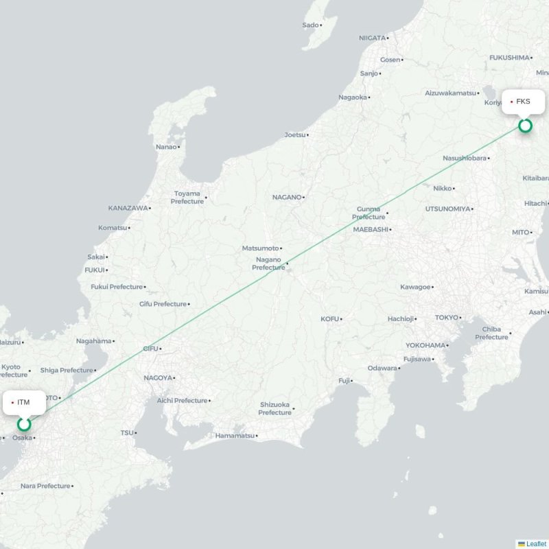 ITM - FKS route map