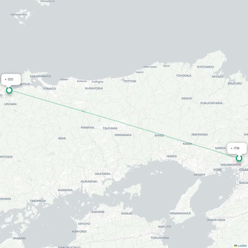 ITM - IZO route map