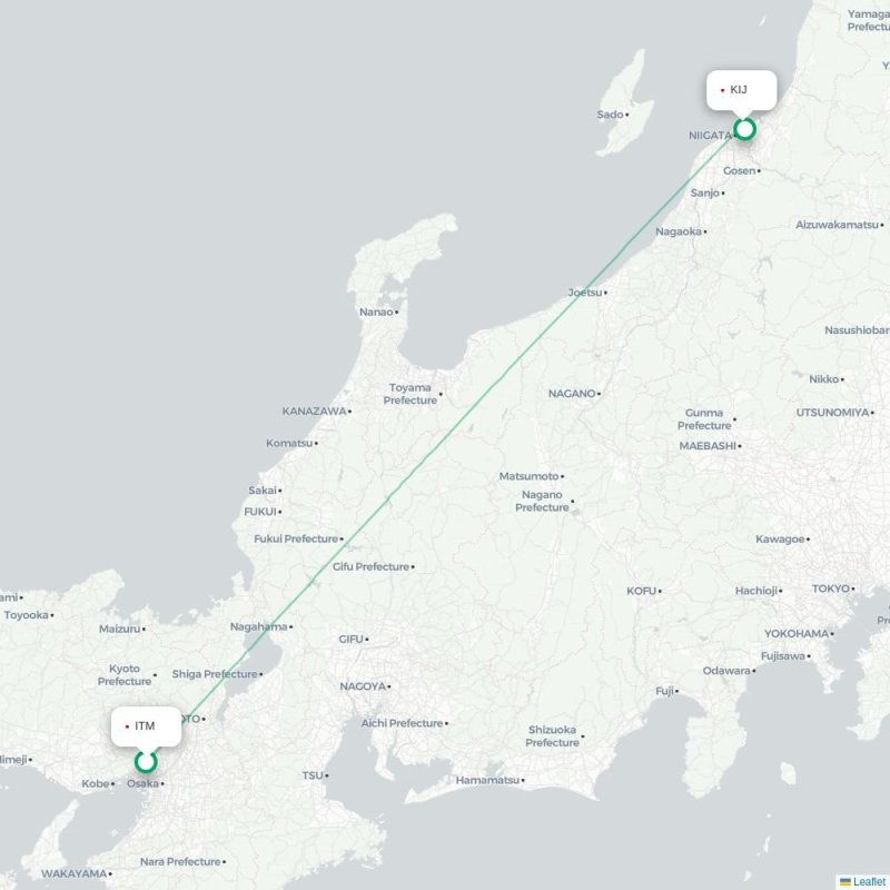 ITM - KIJ route map