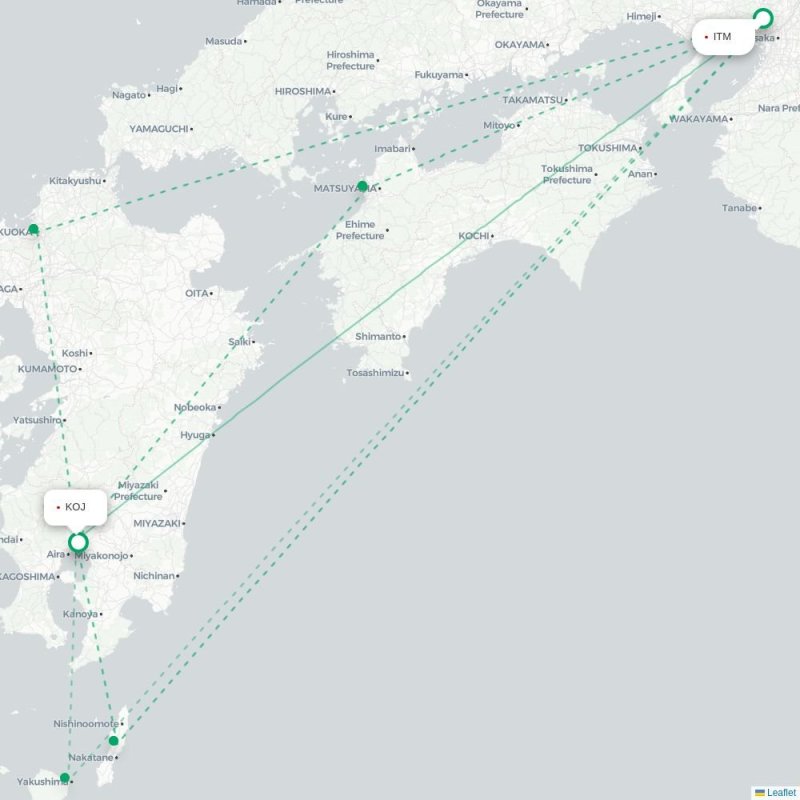 ITM - KOJ route map