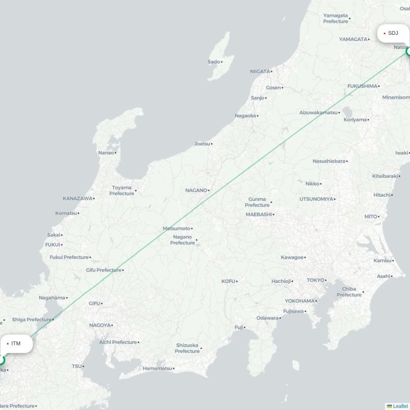 ITM - SDJ route map