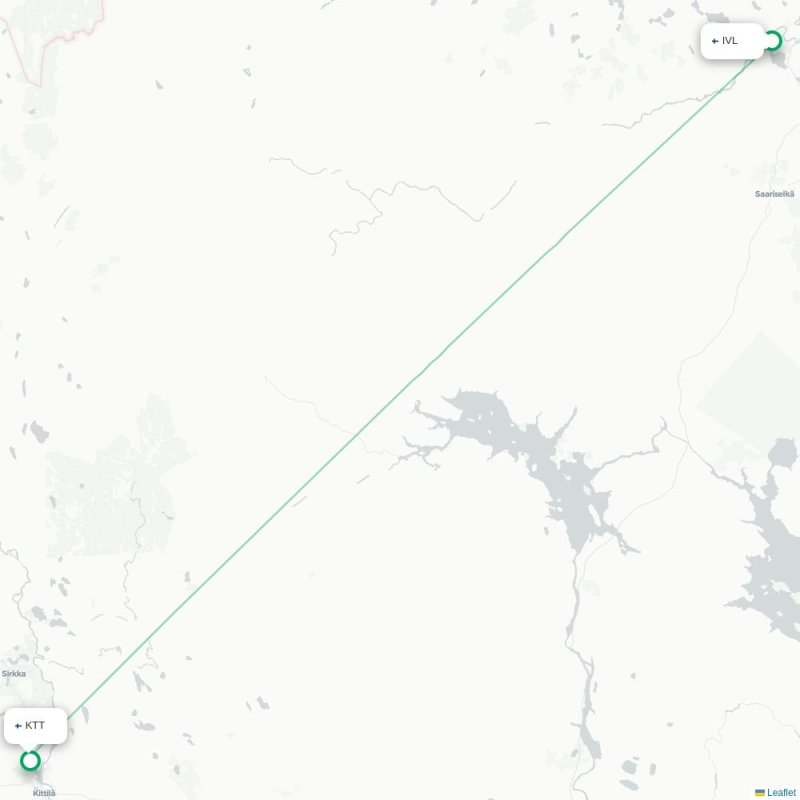 IVL - KTT route map
