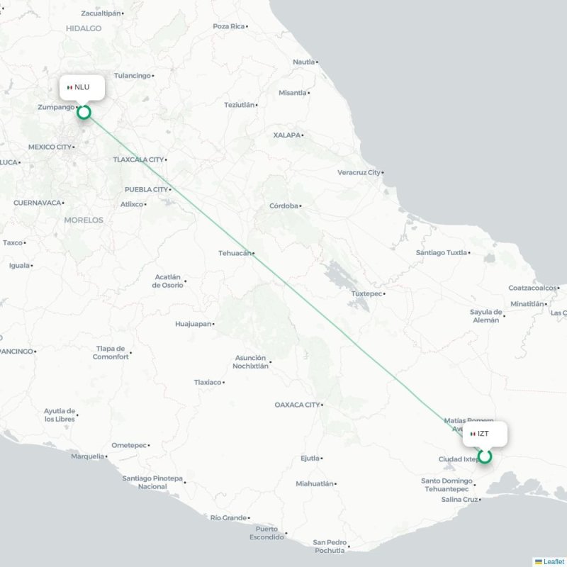 IZT - NLU route map