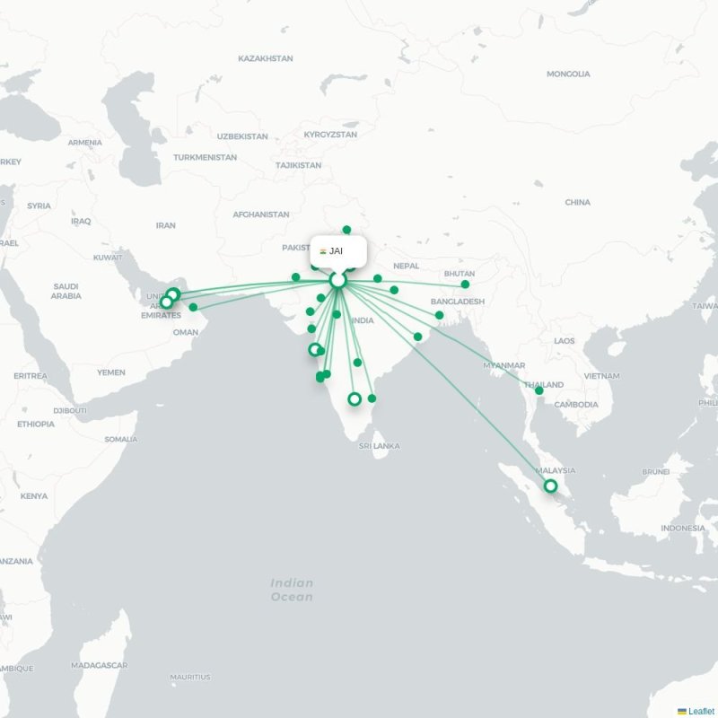 JAI - STV route map