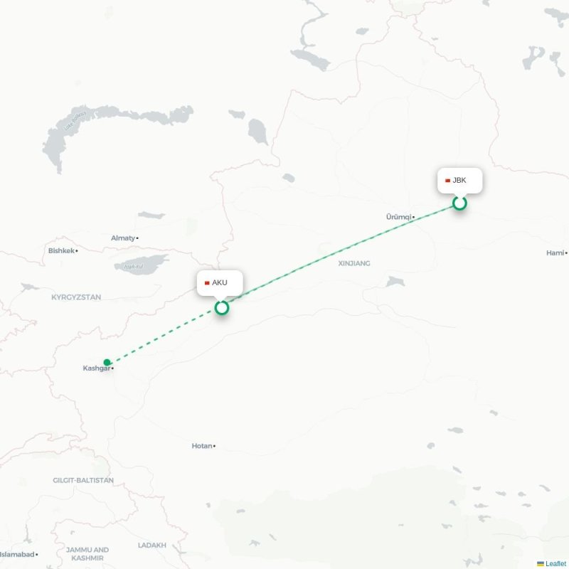 JBK - AKU route map