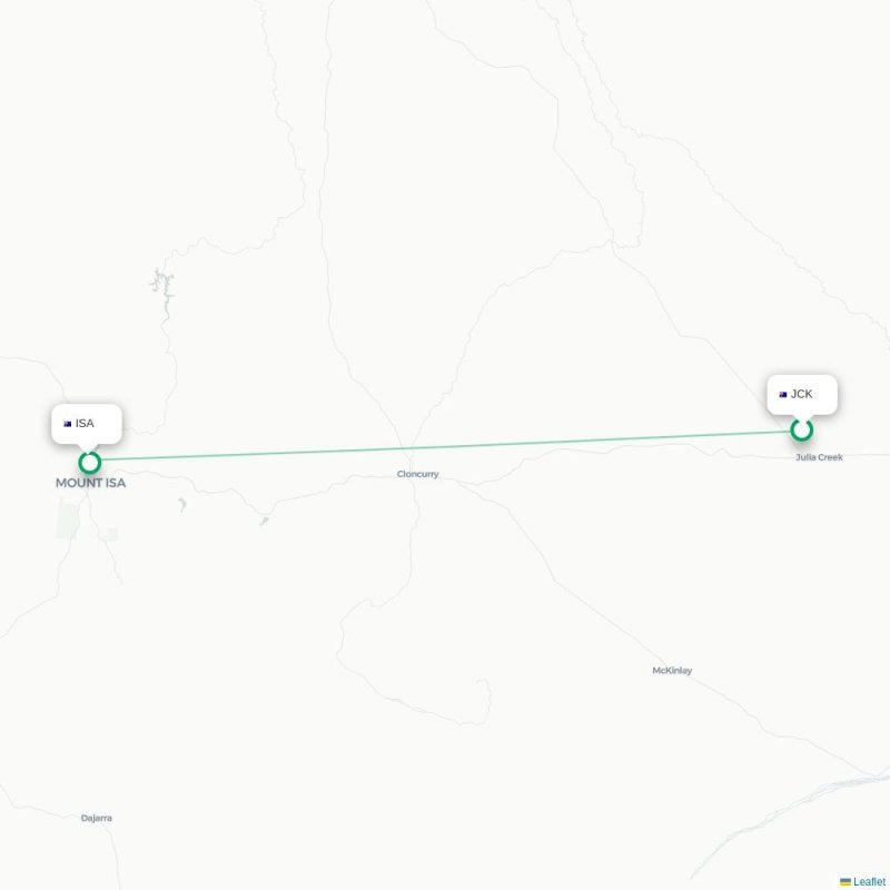 JCK - ISA route map