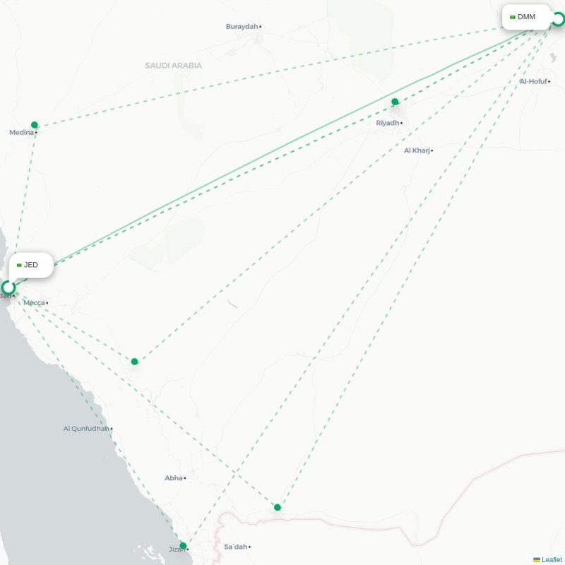 JED - DMM route map
