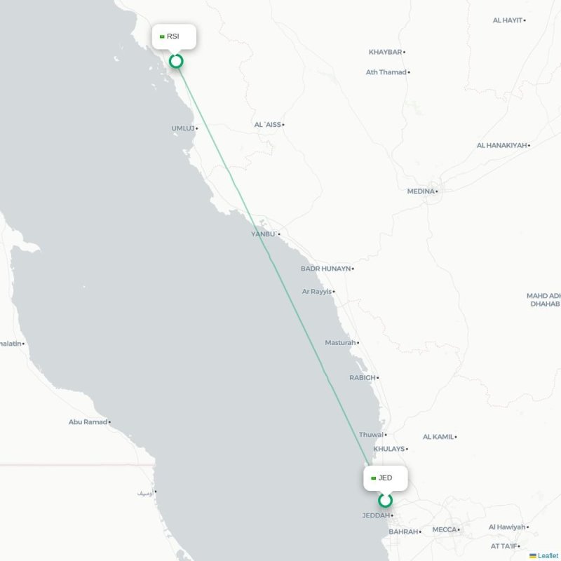JED - RSI route map