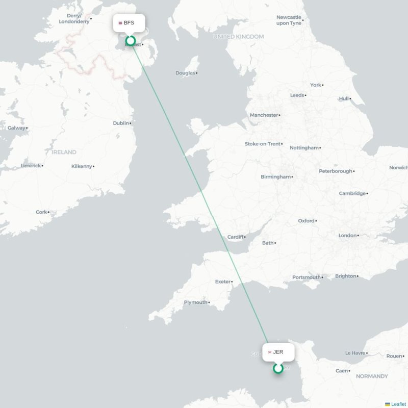 JER - BFS route map