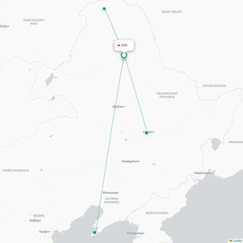 JGD - OHE route map