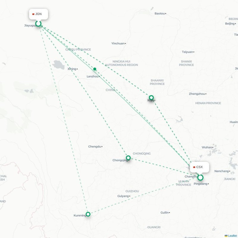 JGN - CSX route map