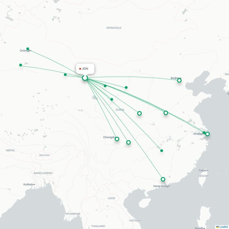 JGN - JIC route map