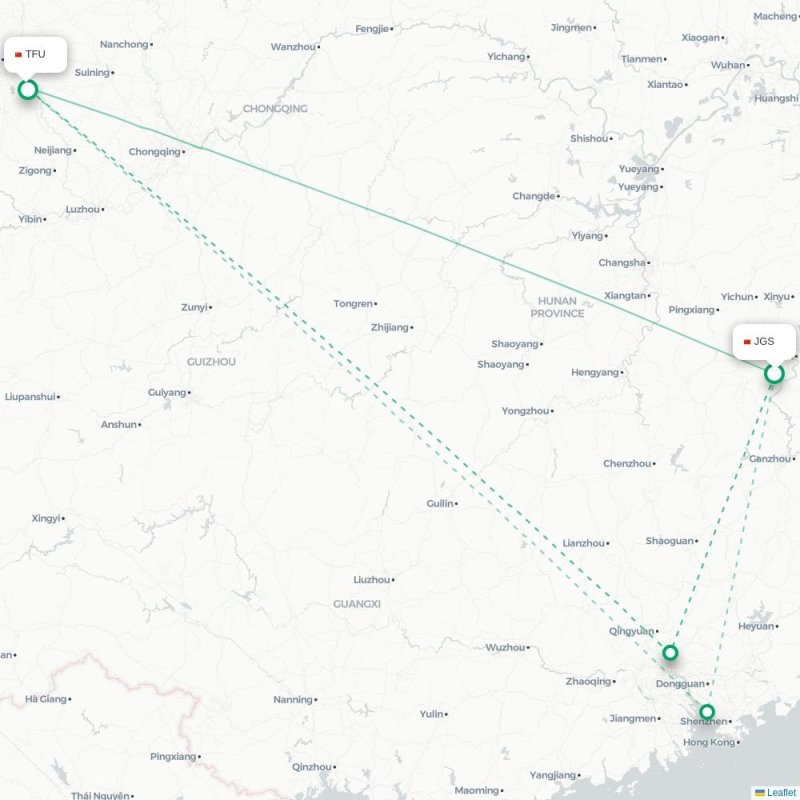 JGS - TFU route map