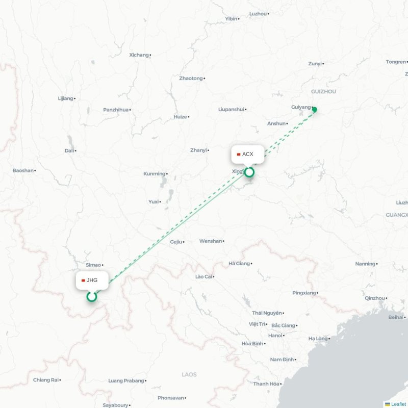JHG - ACX route map
