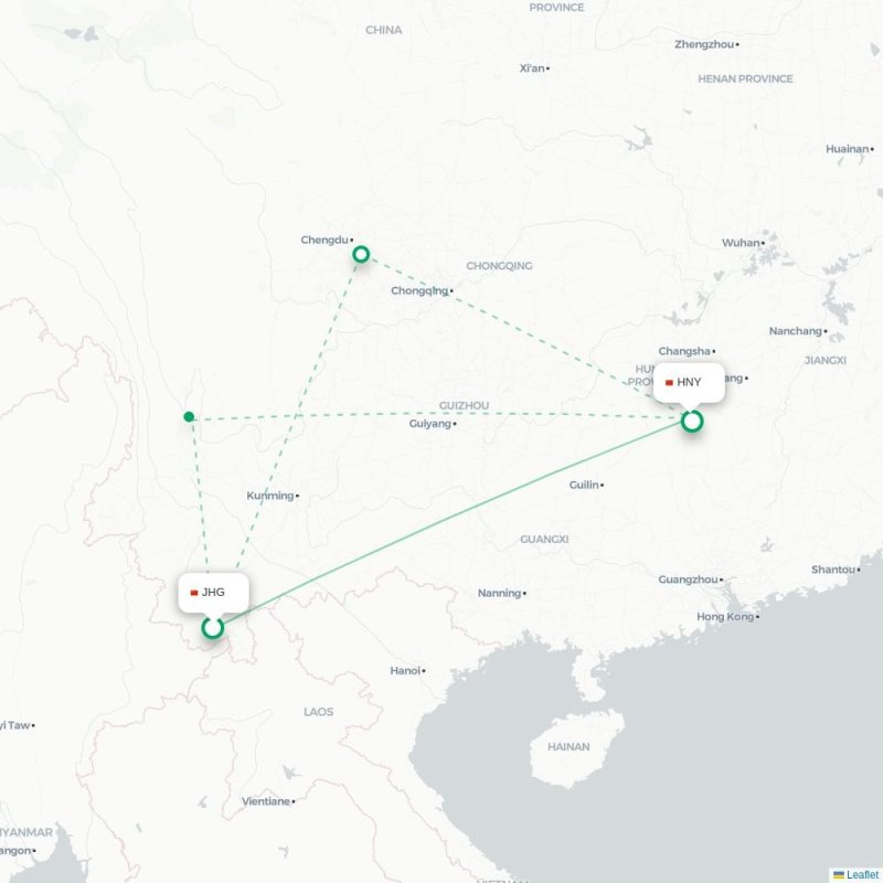 JHG - HNY route map