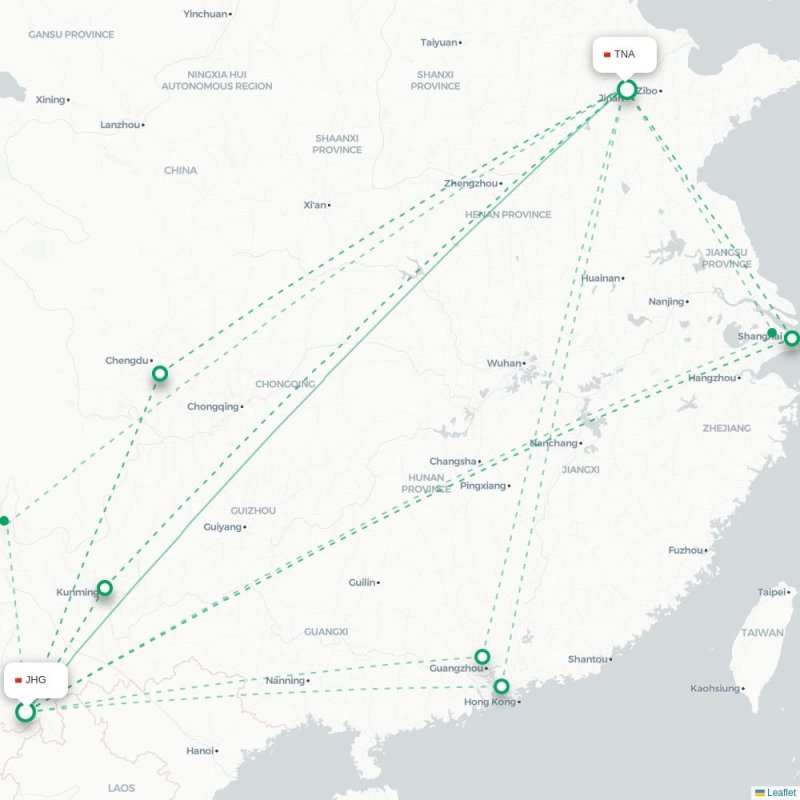 JHG - TNA route map