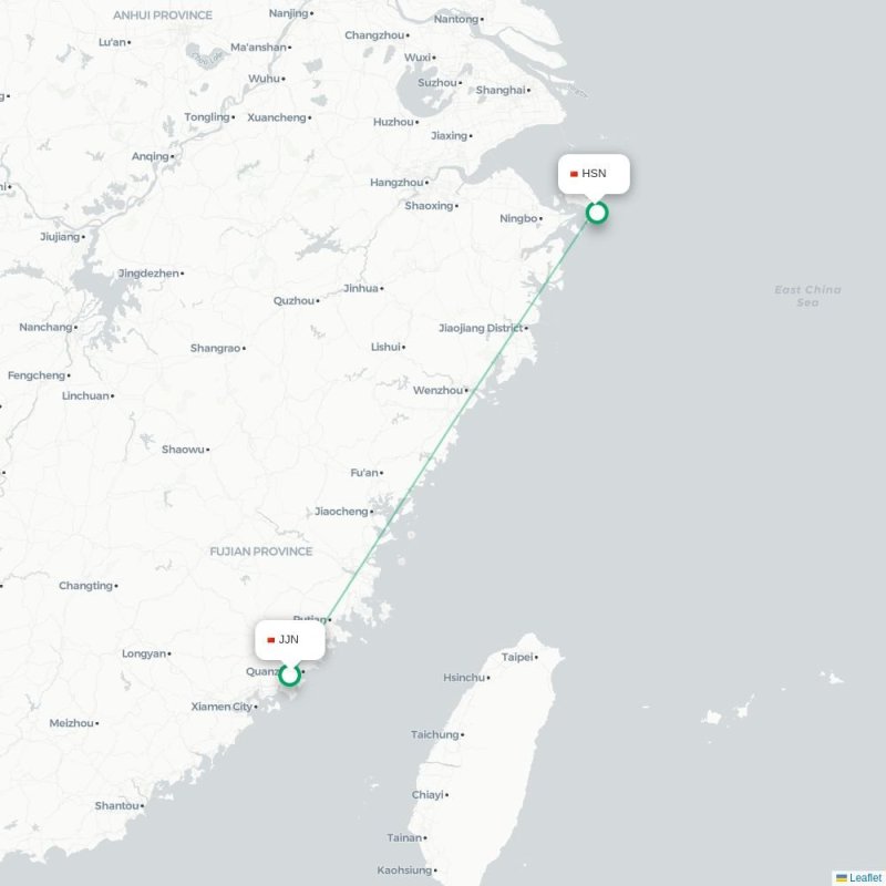 JJN - HSN route map