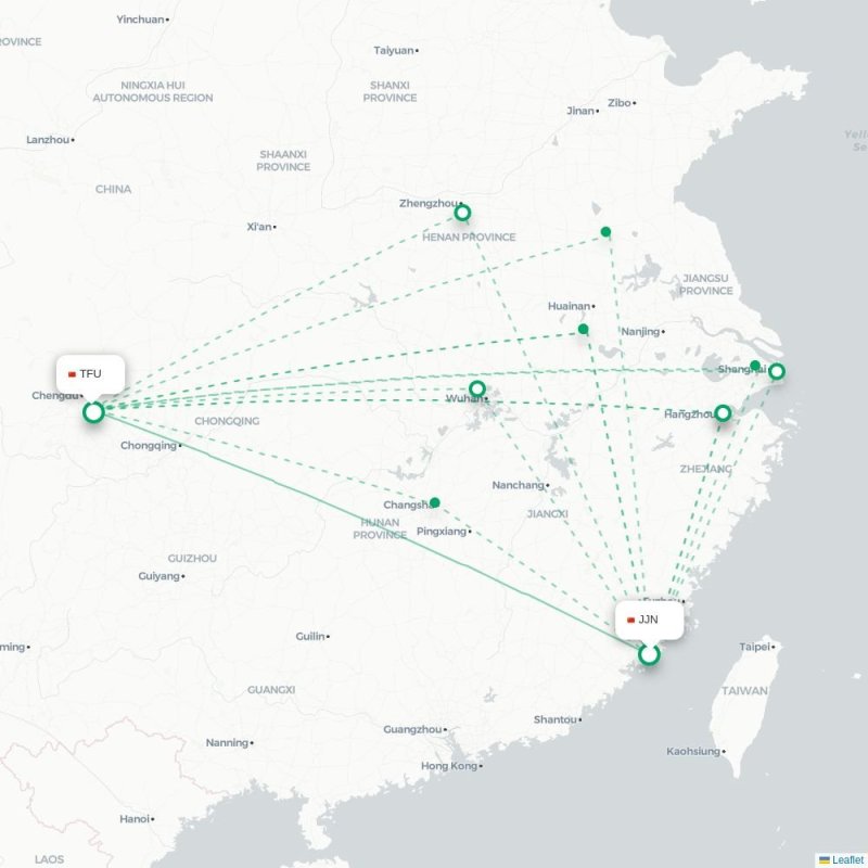 JJN - TFU route map
