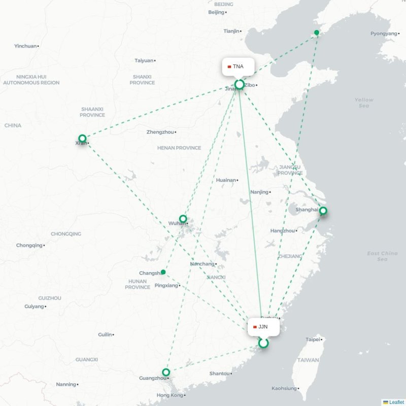 JJN - TNA route map