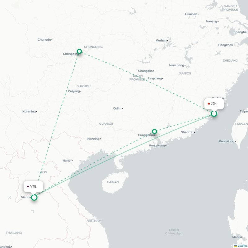 JJN - VTE route map