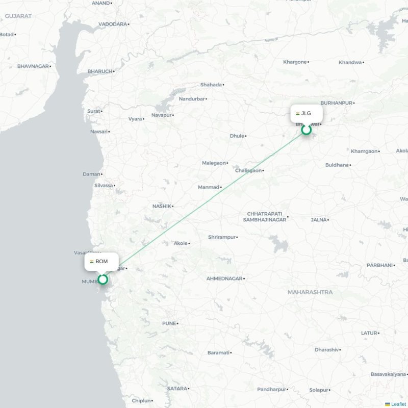 JLG - BOM route map